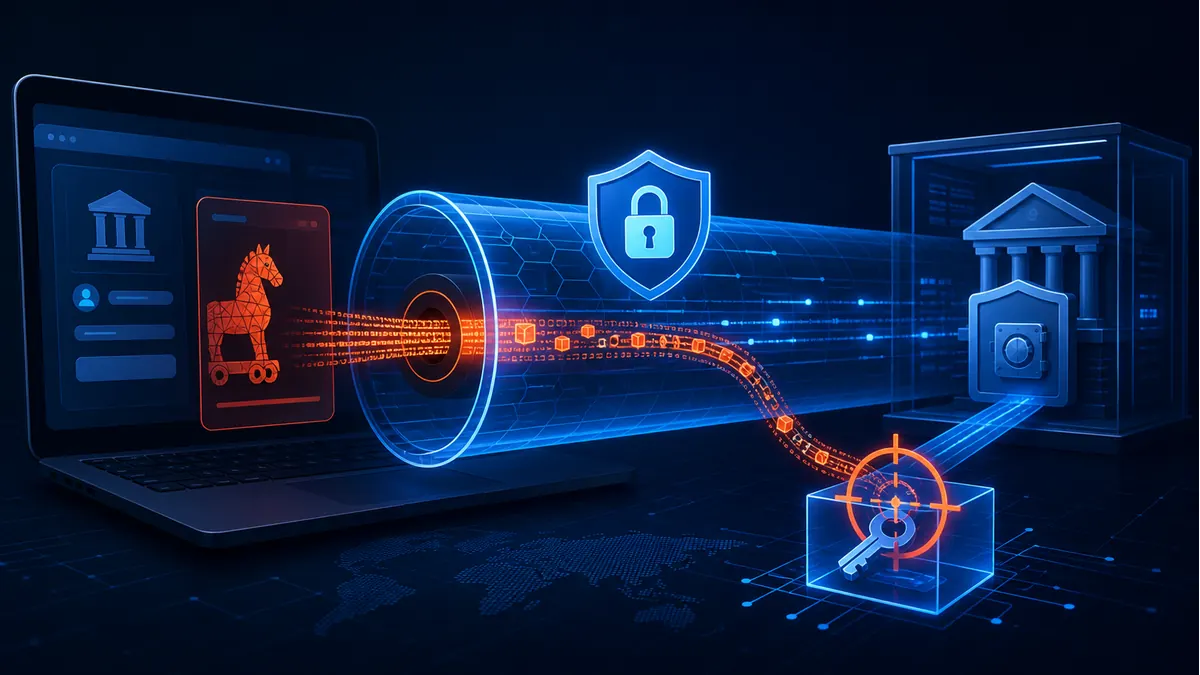 Troyano bancario que inyecta código a la sesión https