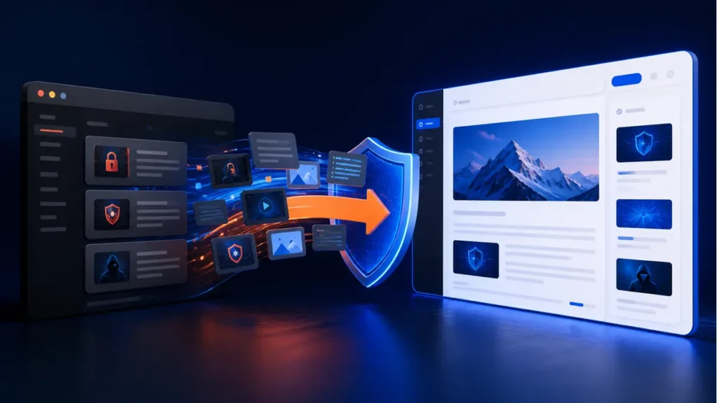 Artículos de un blog de seguridad migrando a una plataforma moderna de publicación
