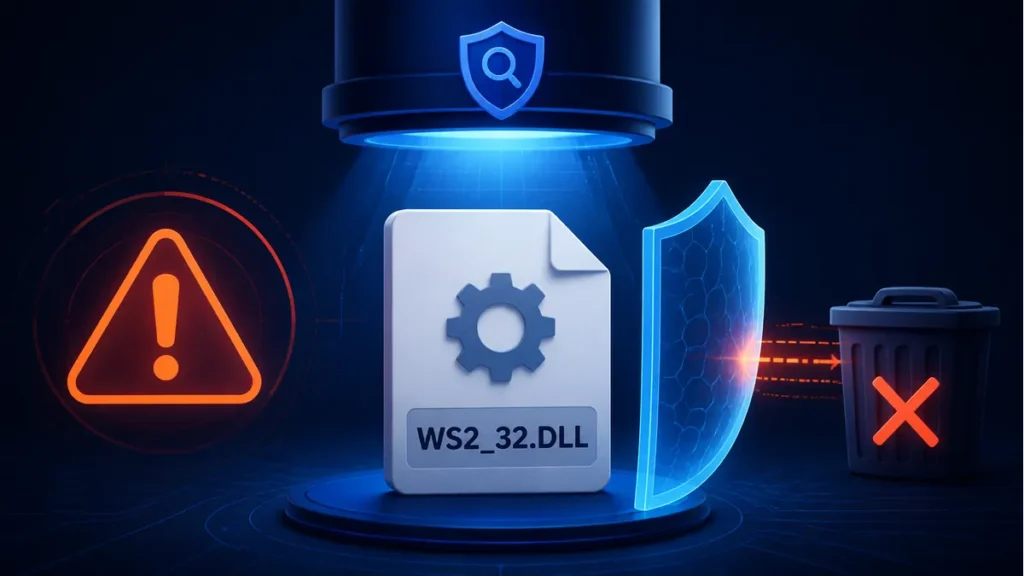 Archivo WS2_32.DLL protegido frente a una posible detección antivirus incorrecta