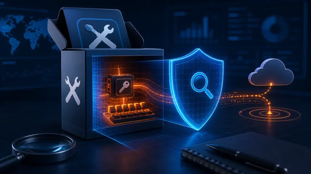 Herramienta descargada que oculta un keylogger descubierto durante el análisis de seguridad