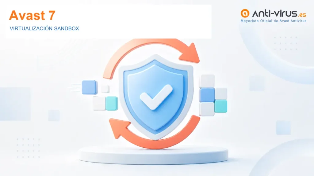 Avast 7 aislando un navegador mediante virtualización Sandbox