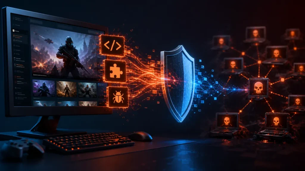 Web de videojuegos comprometida mediante vulnerabilidades y conectada a una botnet