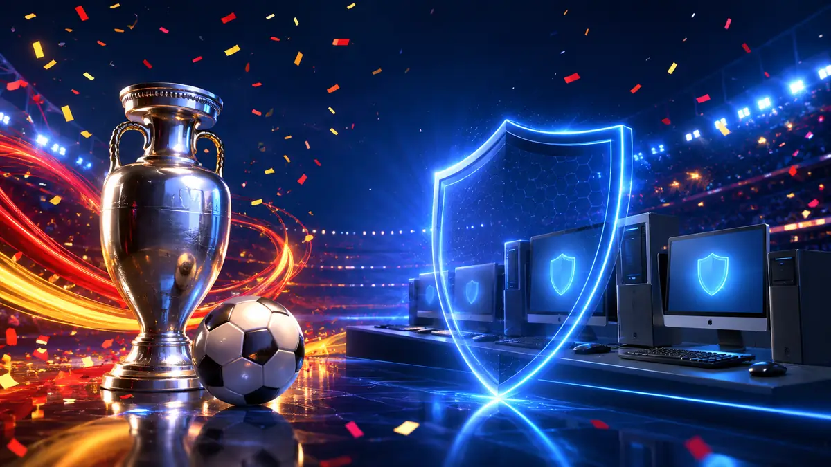 Victoria de España en la Eurocopa y equipos empresariales protegidos con Avast