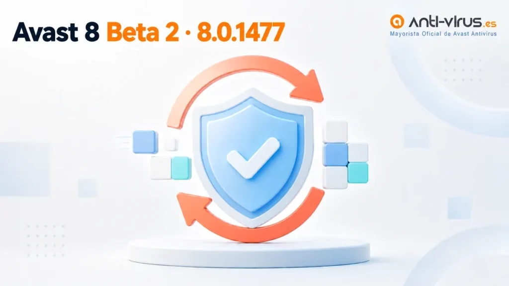 Actualización de Avast 8 Beta 2 a la versión 8.0.1477