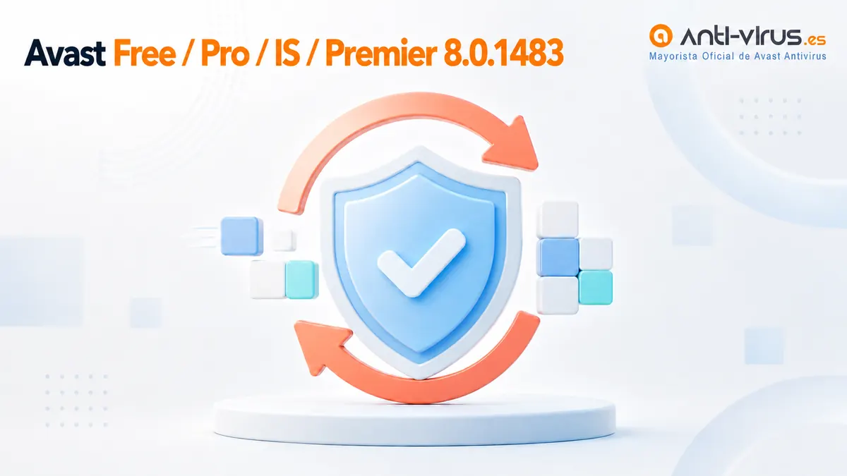 Actualización de Avast Free, Pro, IS y Premier a la versión 8.0.1483