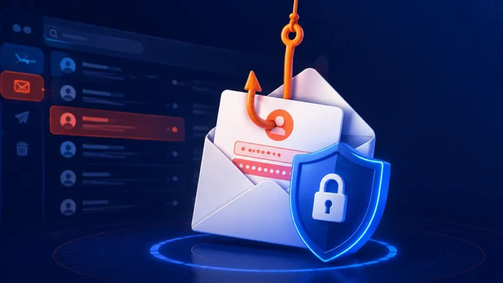 Correo de phishing que suplanta a Gmail para robar datos confidenciales