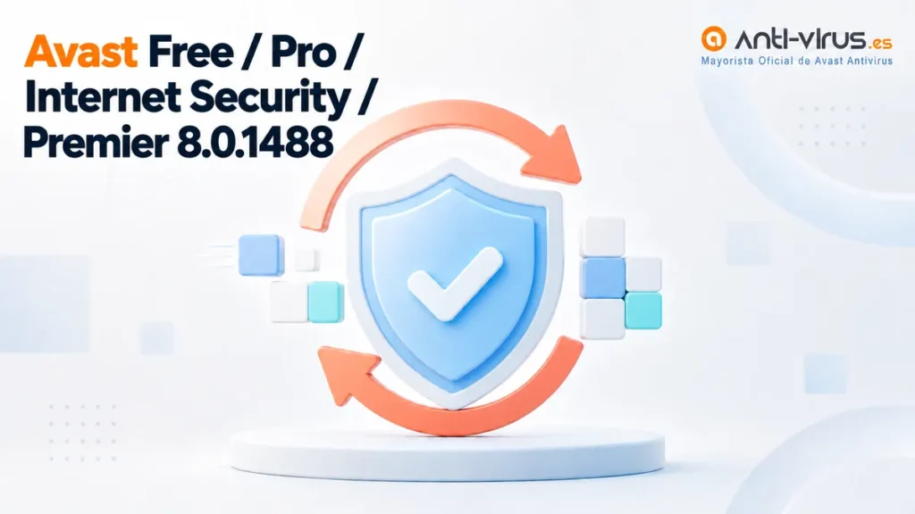 Actualización de Avast Free, Pro, Internet Security y Premier 8.0.1488