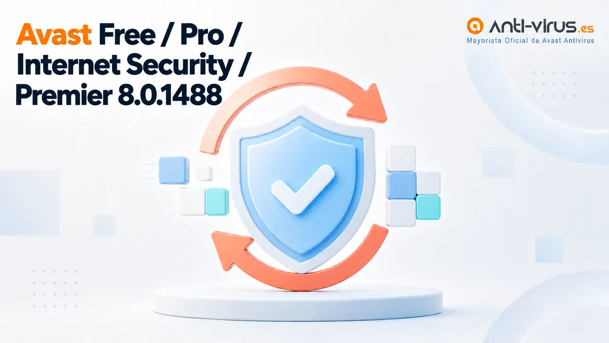 Actualización de Avast Free, Pro, Internet Security y Premier 8.0.1488