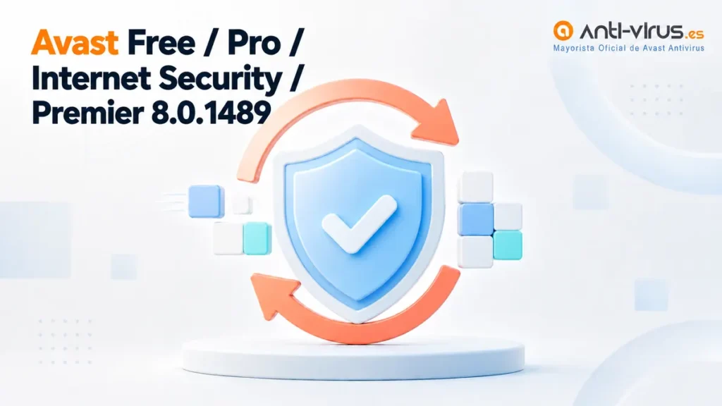 Actualización de Avast Free, Pro, Internet Security y Premier 8.0.1489