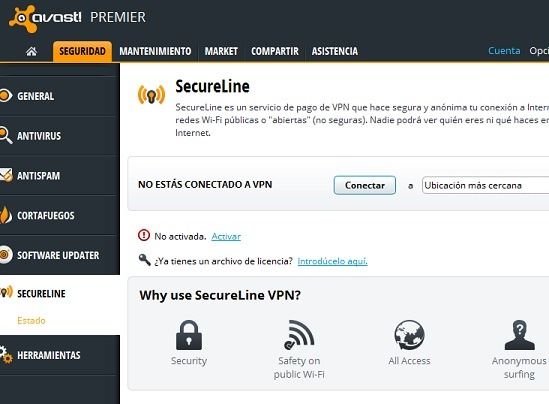 avast secureline