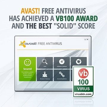 avast gana VB100