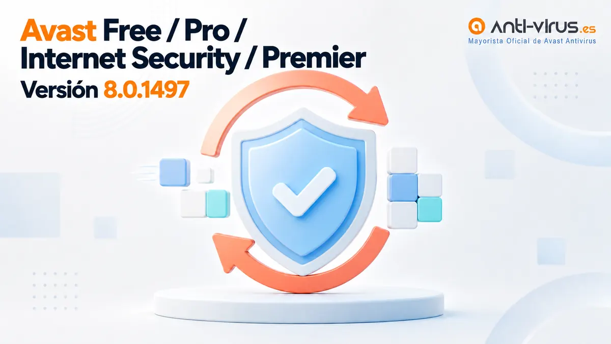 Actualización Avast Free, Pro, Internet Security y Premier versión 8.0.1497