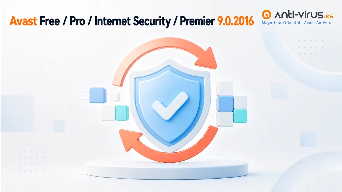 Actualización Avast Free, Pro, Internet Security y Premier 9.0.2016