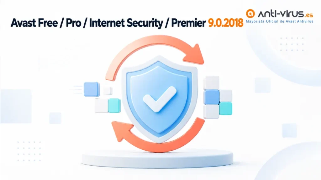 Actualización Avast Free, Pro, Internet Security y Premier 9.0.2018