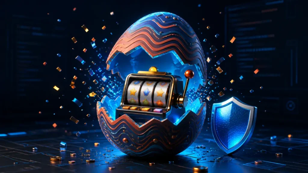 Huevo de Pascua oculto en Avast 2014 con una máquina tragaperras
