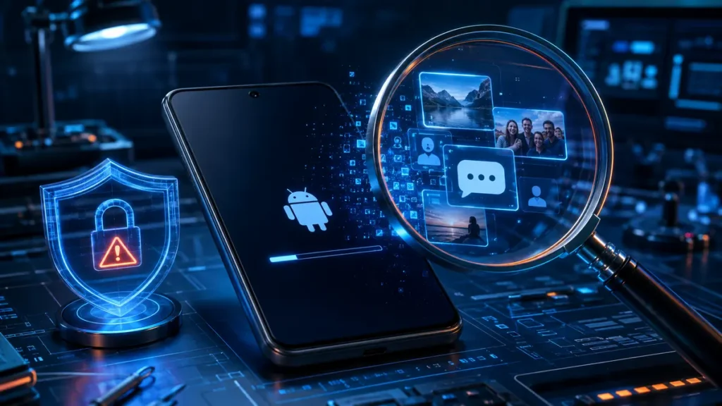 Datos personales recuperables después de restaurar un móvil Android