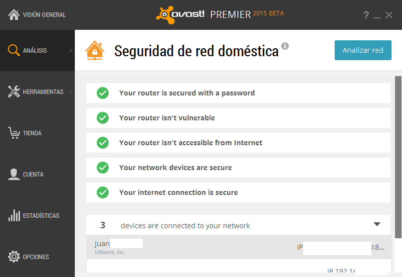 Avast 2015 Home Network Security 2