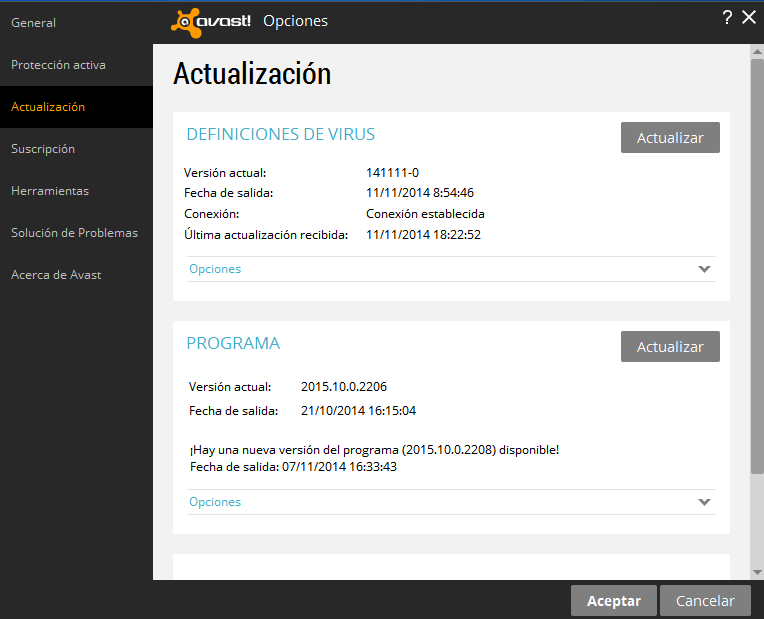 Avast 2015 primera revision