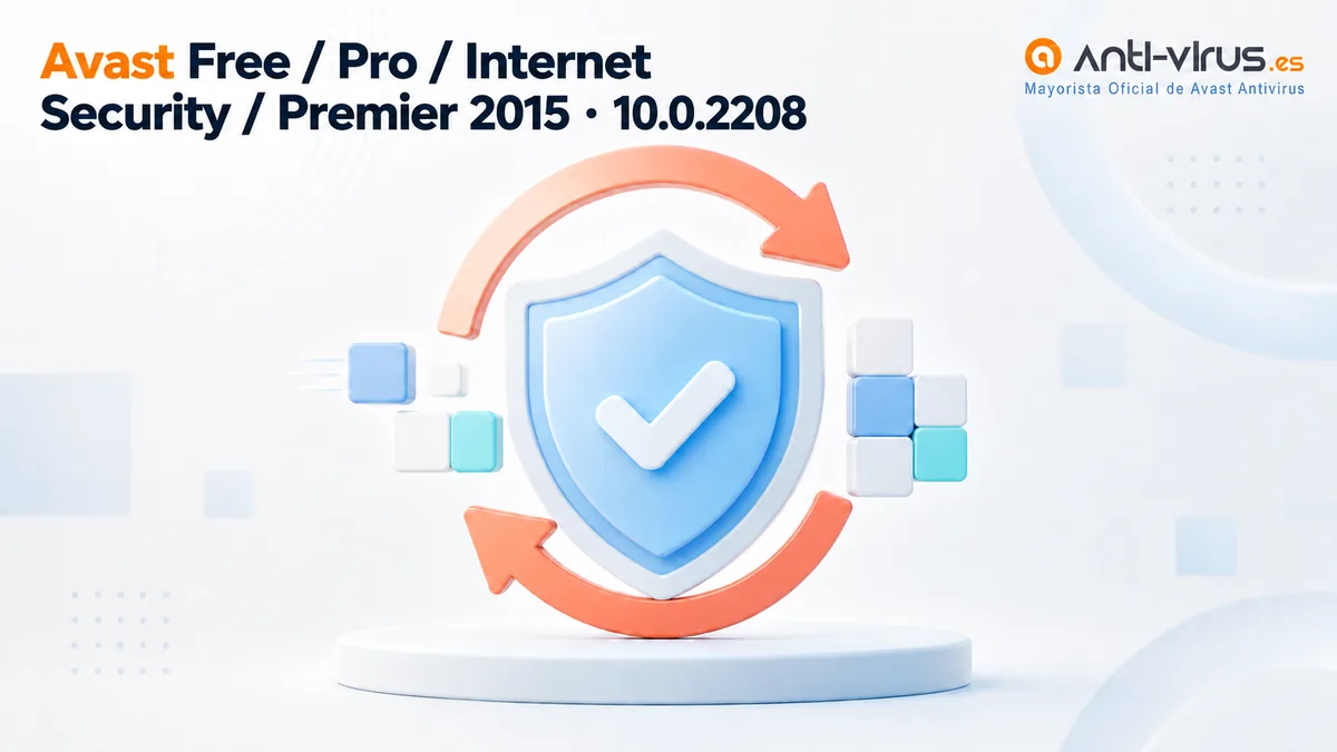 Se produce la primera actualización de Avast Free/Pro/Internet Security/Premier 2015, con la numeración 10.0.2208