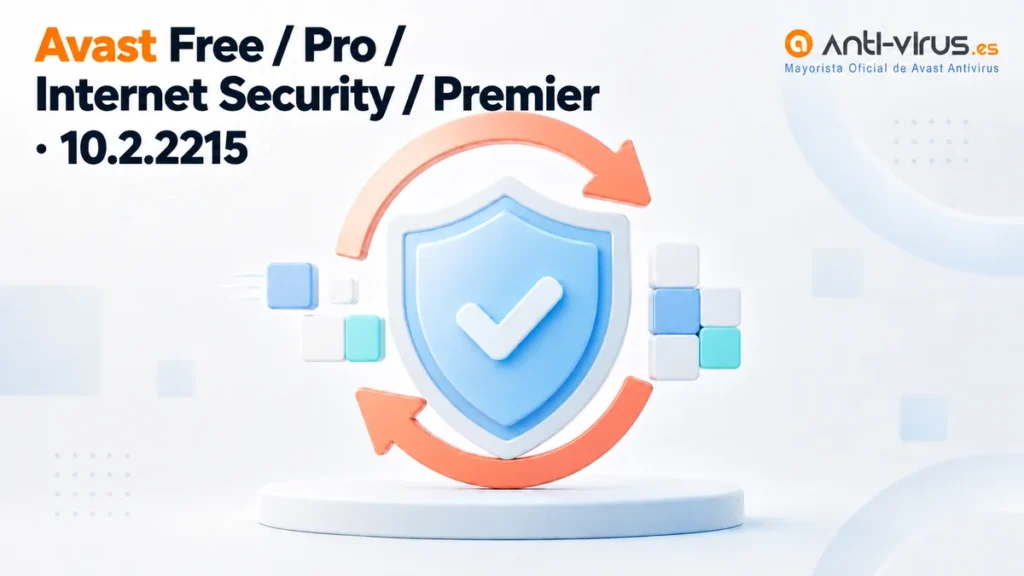 Actualización Avast Free, Pro, Internet Security y Premier versión 10.2.2215