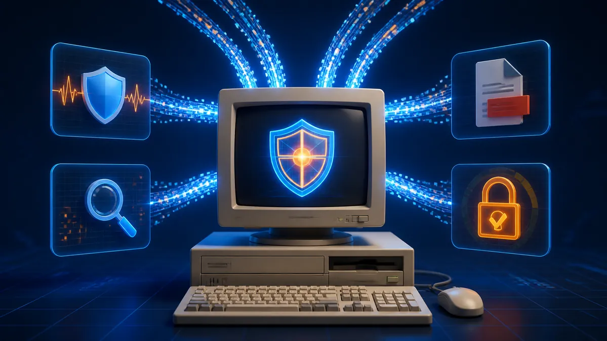 Ordenador recibiendo mejoras del escudo de comportamiento, rootkits, PDF y licencias