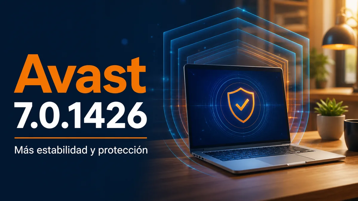 Portátil protegido por varias capas de seguridad de Avast 7.0.1426