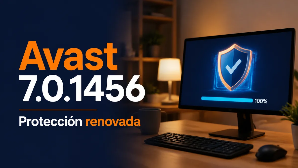 Ordenador protegido con la actualización Avast 7.0.1456