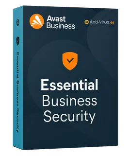 Caja de la suite empresarial con antivirus, defensa contra ransomware, phishing y gestión centralizada en la nube