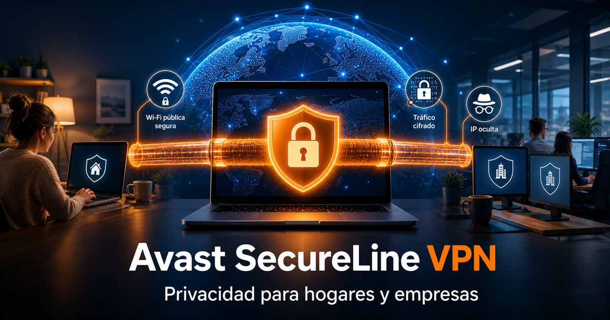 Avast SecureLine VPN: privacidad para hogares y empresas