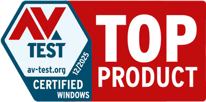 Avast, Top Product diciembre 2025 por AV-TEST