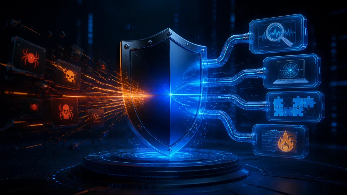 Escudo antivirus recibiendo mejoras de comportamiento, rootkits, compatibilidad y cortafuegos