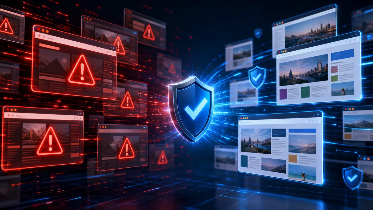 Numerosas páginas legítimas marcadas por error y posteriormente verificadas como seguras